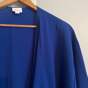 LuLaRoe Cobalt Blue Cover Up Size L-XXL